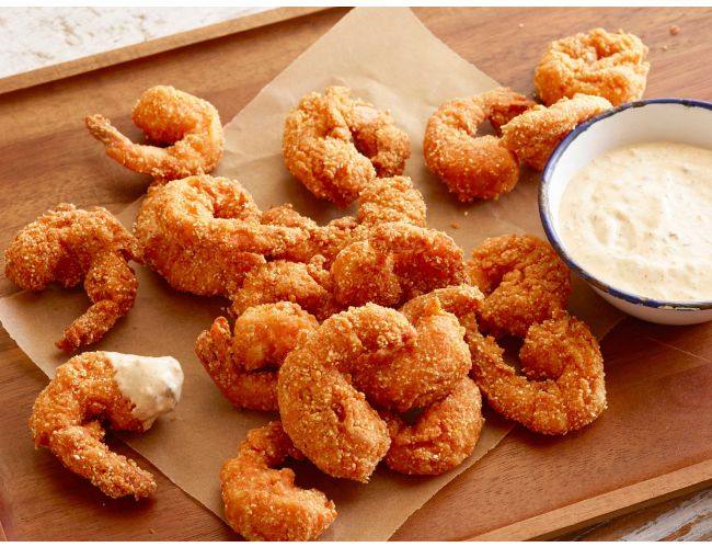 6 Fried Breaded Shrimp 