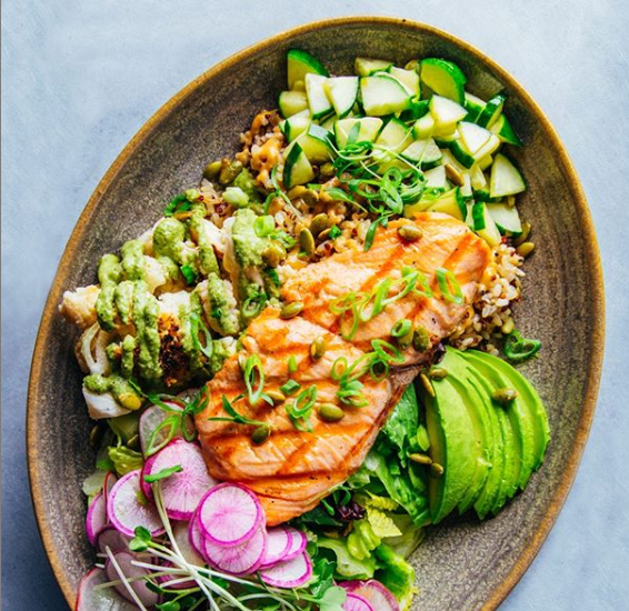 WestCoast Style | Grilled Salmon (vegan: sub tofu)