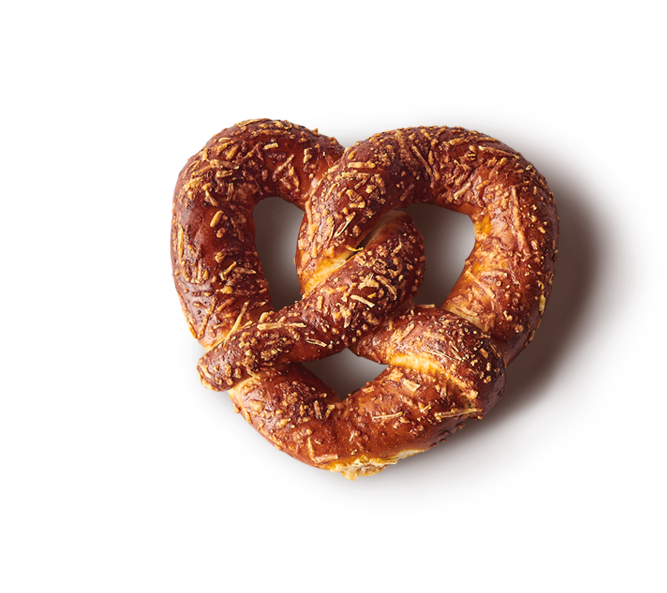 sourdough parmesan pretzel