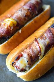 298. Bacon and Cheese Hot Dog