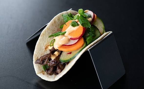 GRILLED KOREAN BEEF TACO