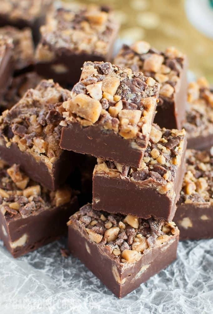 Chocolate Heath Fudge 1/4 Lb.