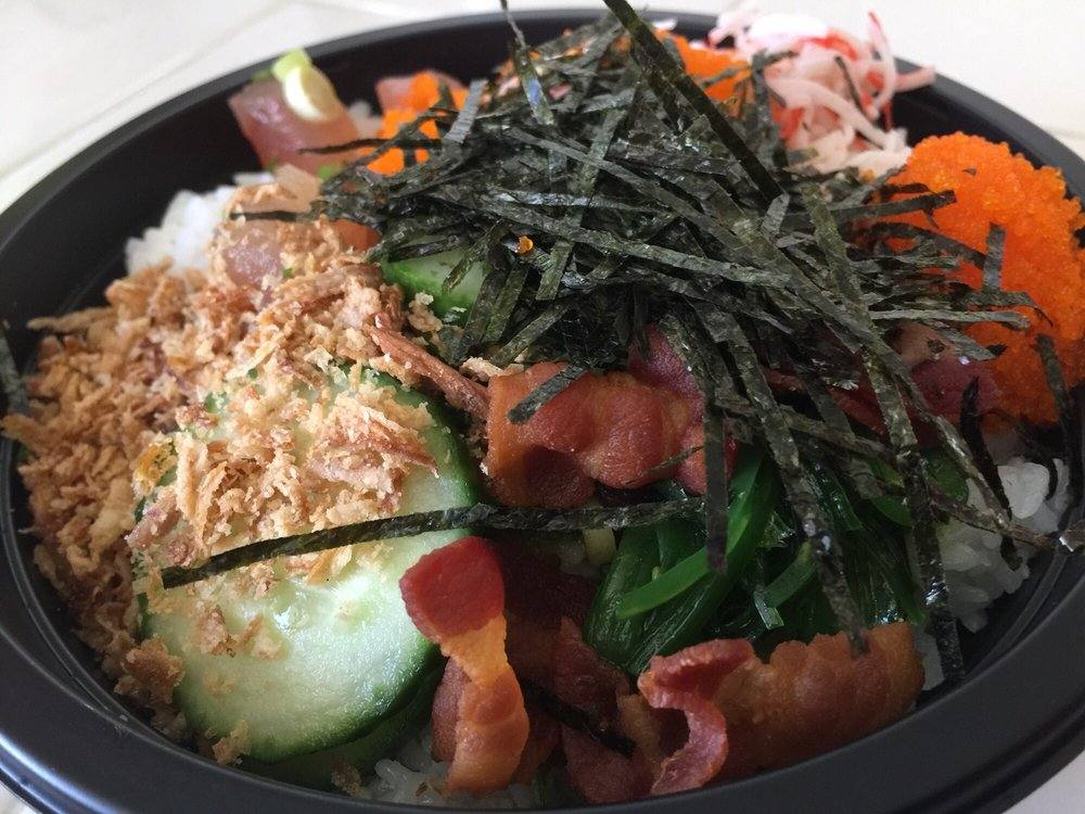 6. BBQ Albacore Bowl* Raw Ingedients 