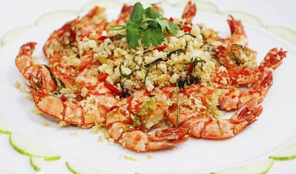 Pepper Salted Shrimp - Tôm Rang Muối (Dinner)